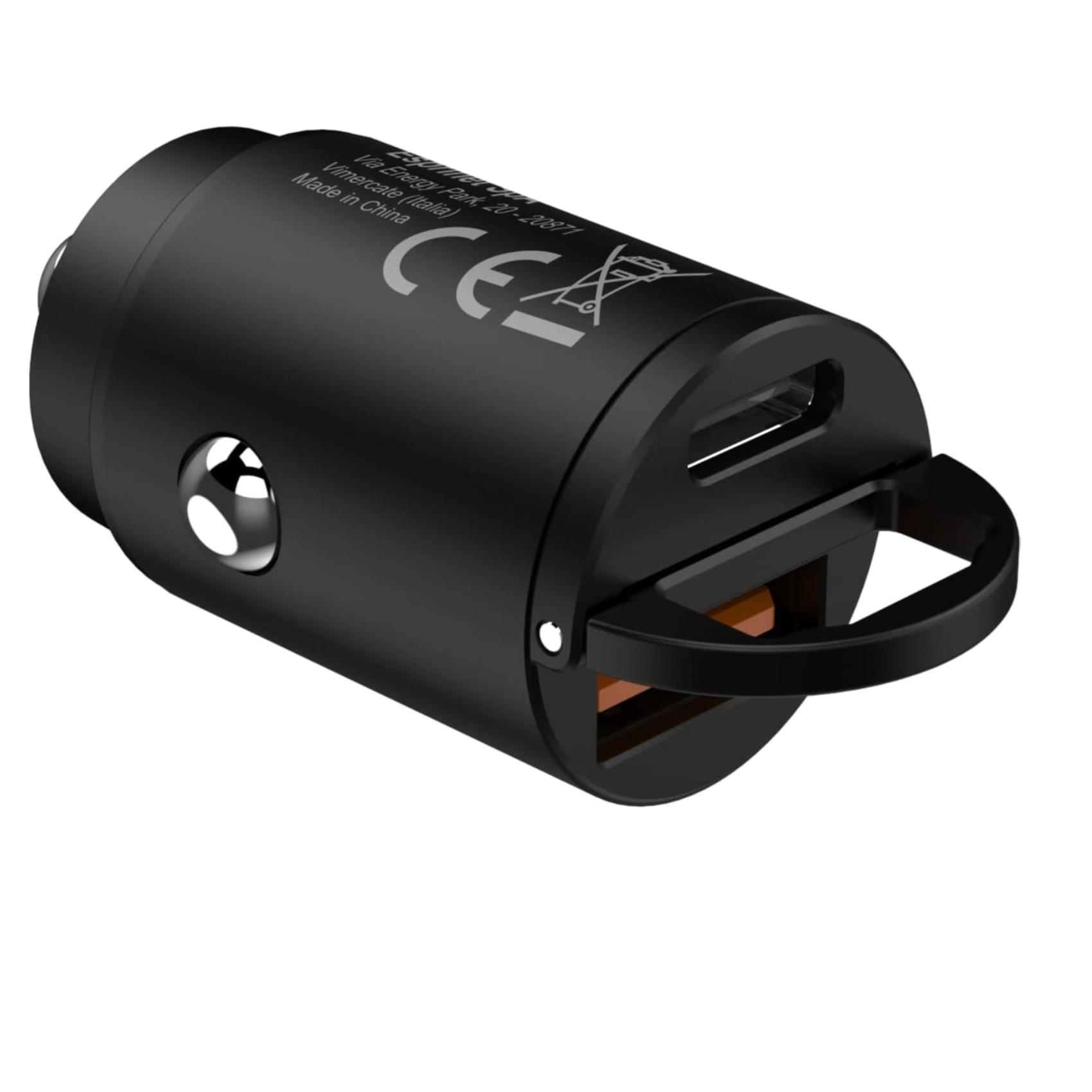 Celly CAR CHARGER MINI USB-A TO USB-C 30W